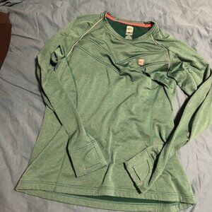 MEC XL womens fleece lined long sleeve shirt